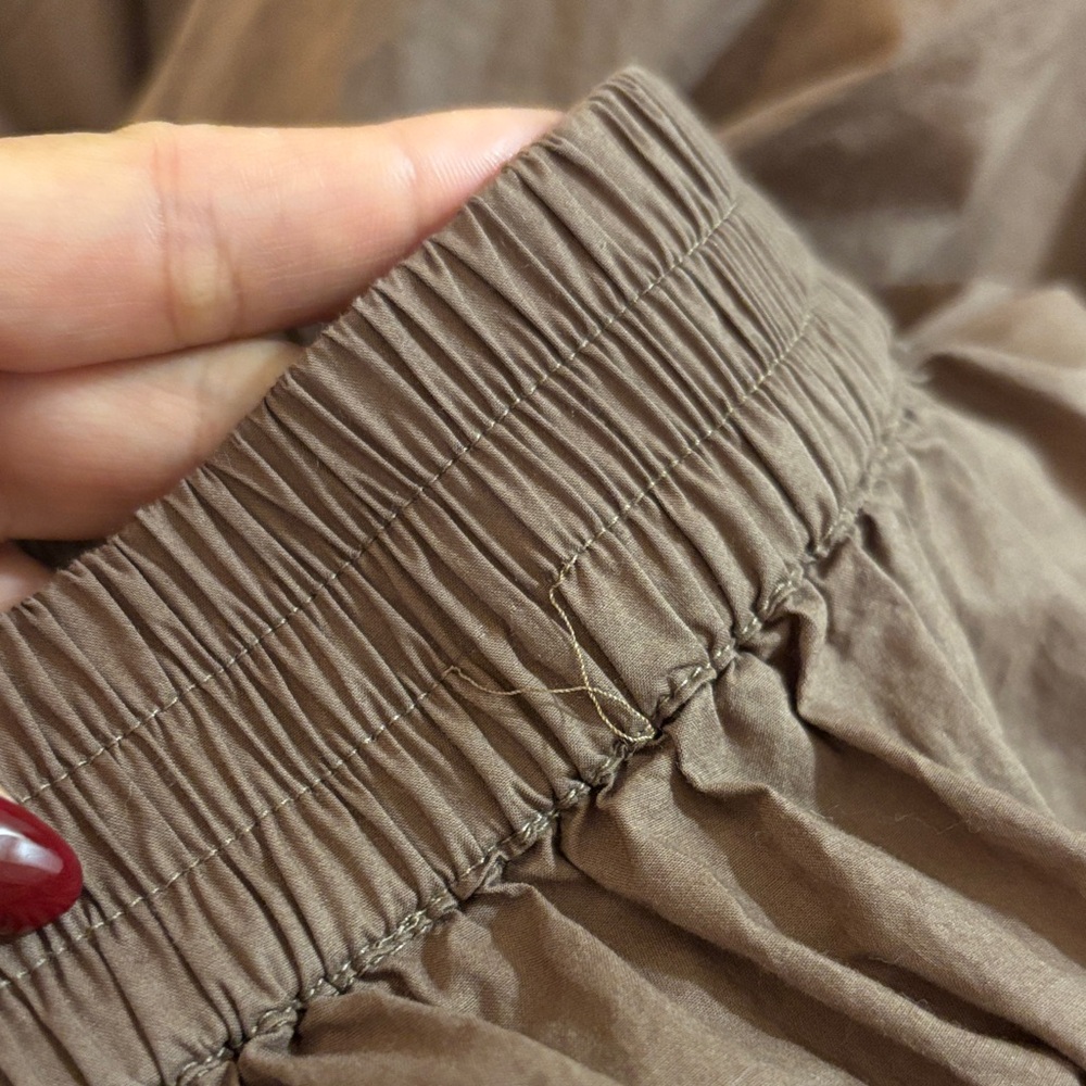 American Eagle Outfitters Brown Maxi Skirt 100% Cotton - Picture 4 of 4